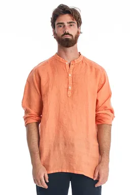 RAVENS VIEW IBIZA RAVENS VIEW IBIZA Herren vegan Shirt Mykonos Apricot – Produktbild 1 von 1