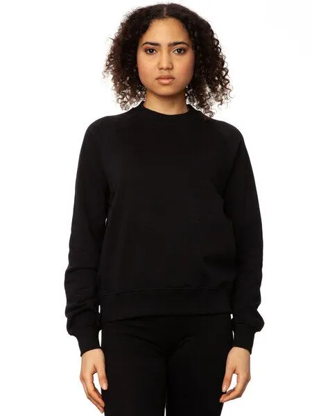 FellHerz FellHerz Damen Raglan Sweater bio & fair, Schwarz, – Produktbild 2 von 4