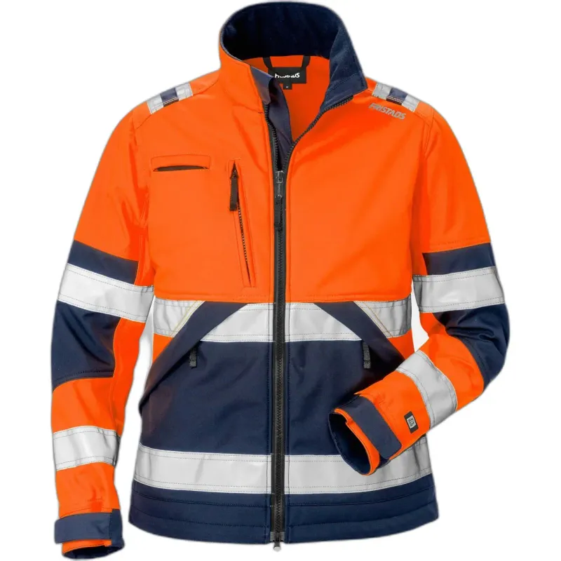 Fristads Wasserdichte High Vis Jacke Damen Fristads 4183 WYH, Orange, – Produktbild 1 von 2
