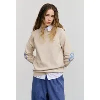Rotholz Rotholz Damen vegan Strickpullover Lightweight Beige – Produktbild 1 von 1