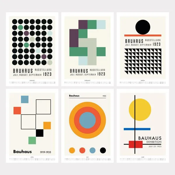 Photocircle Photocircle Bauhaus Wandkalender 2027 – Produktbild 2 von 4