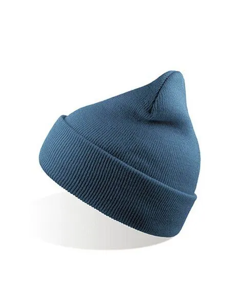 Atlantis Headwear Atlantis Headwear Atlantis Mütze mit Bund in 35 Farben erhältlich, Avio(blaugrau), – Produktbild 1 von 3