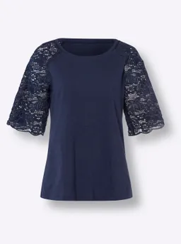 heine Rundhalsshirt marine – Produktbild 1 von 1