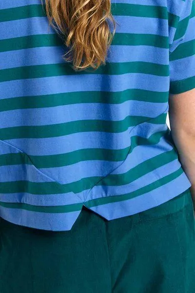 SUITE13LAB Suite13lab T-Shirt ISQUIA, Stripes green, – Produktbild 4 von 4