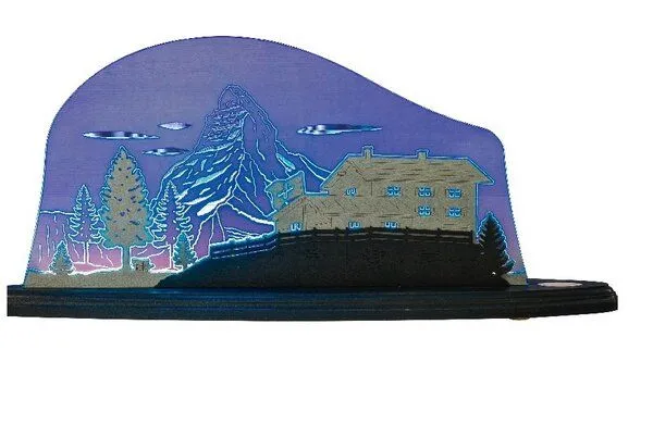 Weigla, Weigla Weigla, Weigla Weigla Motivleuchte "Matterhorn“ 3 D Effect mit LED – Produktbild 2 von 2