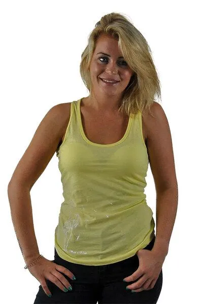 Human Family Human Family Körperbetontes Tanktop aus Bio Baumwolle mit Pusteblumen Print – Produktbild 3 von 3