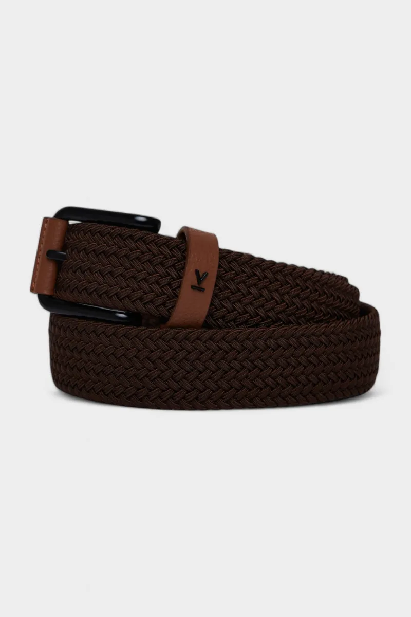 Votch Votch Herren vegan Flechtgürtel Seb Braun, Braun, – Produktbild 2 von 2