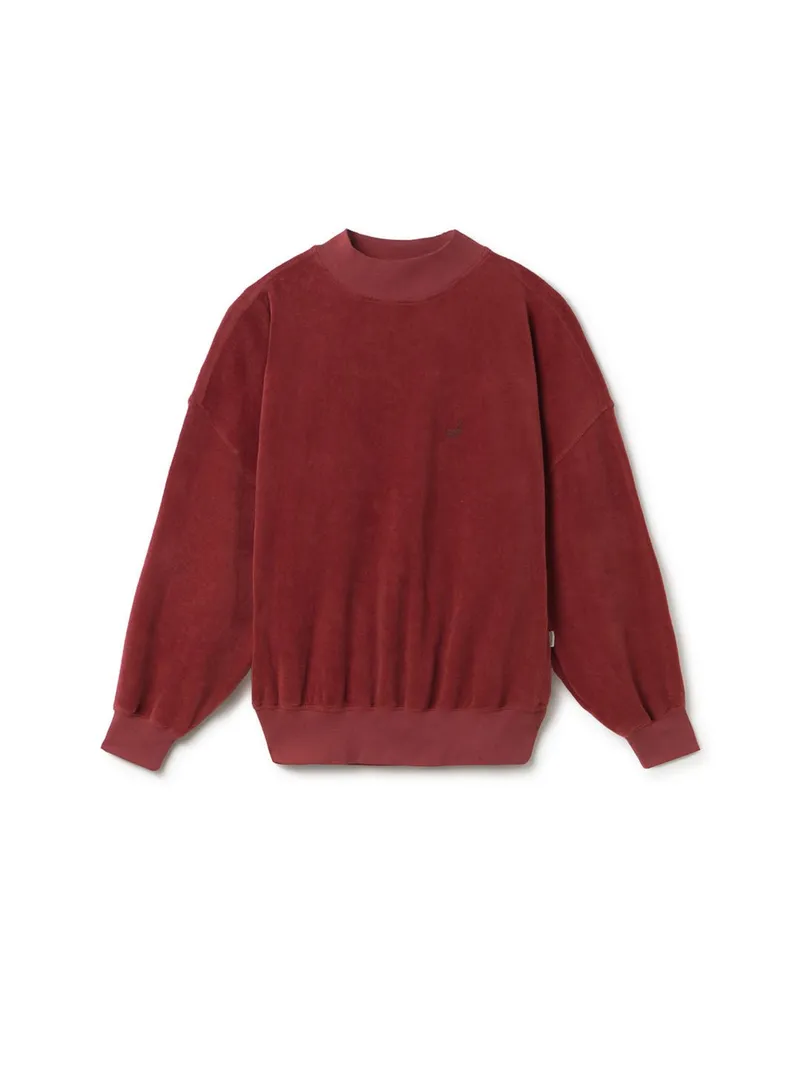 TWOTHIRDS TWOTHIRDS Damen vegan Sweatshirt Binz Weinrot, Rot, – Produktbild 1 von 2