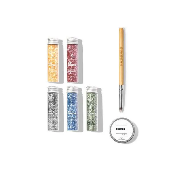 BIRKENSPANNER BIRKENSPANNER Biologisch abbaubarer Glitzer | 5er Spree Set – Produktbild 3 von 3