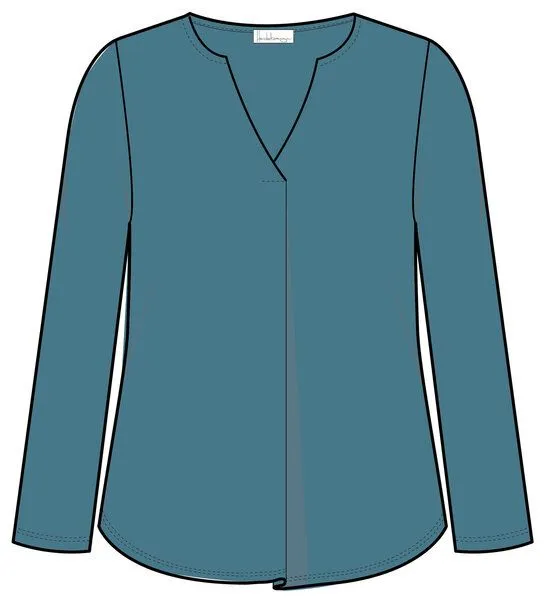 Heidekönigin Heidekönigin Jersey Blusenshirt, Türkis, – Produktbild 1 von 3