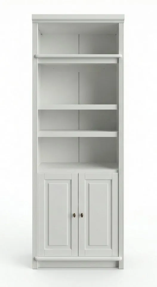 OTTO home Bücherregal Soeren, aus massiver Kiefer, FSC®-zertifiziert, Tiefe 33,5 cm, Weiß, – Produktbild 4 von 5