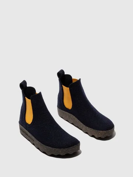 ASPORTUGUESAS Asportuguesas Filz Boot Caia, Navy, – Produktbild 4 von 4