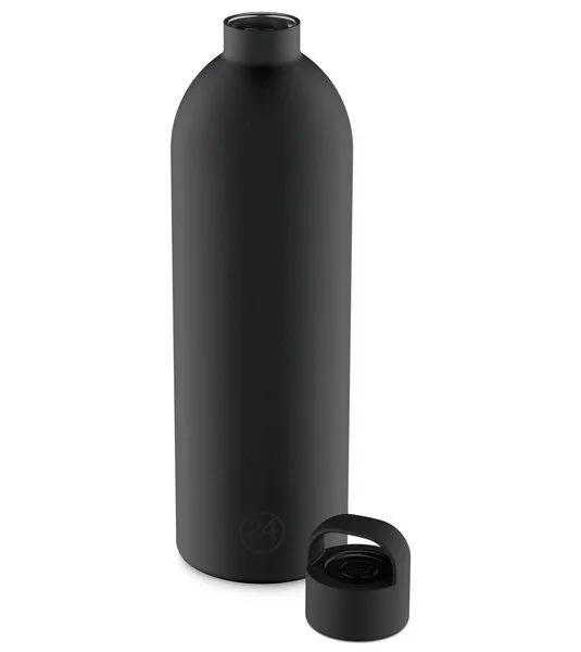 24bottles 24bottles 1,5 Liter Thermosflasche aus Edelstahl, Tuxedo black (schwarz), – Produktbild 2 von 2