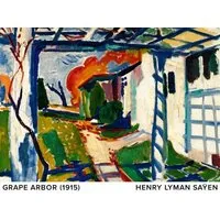 Photocircle Photocircle Poster / Leinwandbild / Kunst - Henry Lyman Saÿen: Weinlaube – Produktbild 1 von 1