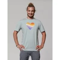watapparel watapparel T-Shirt Unisex Rainbow Heart, Aloe, – Produktbild 1 von 1