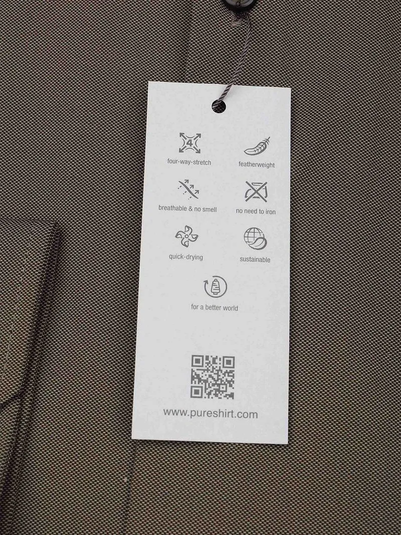 Pure Pure The Functional Shirt Braun - Größe 40 (M), Braun, – Produktbild 3 von 3