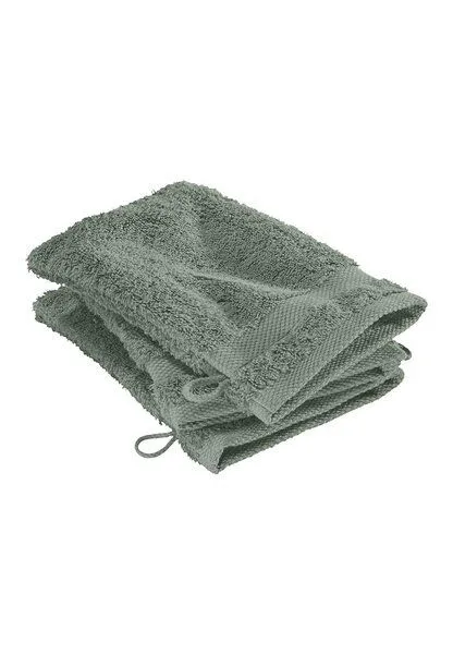 hessnatur hessnatur Waschhandschuh im 3er-Pack aus reiner Bio-Baumwolle, Thymian, – Produktbild 3 von 3