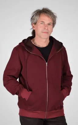 Mrs.Hippie Mrs.Hippie Herren-Sweatjacke "Matthew" mit Kapuze aus Bio-Baumwolle – Produktbild 1 von 1