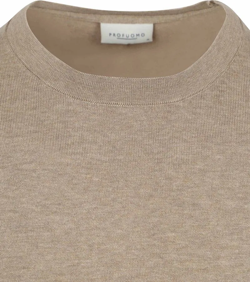 Profuomo Profuomo Pullover Luxury Beige - Größe XL, Braun, – Produktbild 2 von 4