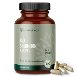 vom Achterhof Spermidin Kapseln Bio (180 Kapseln) – Produktbild 1 von 1