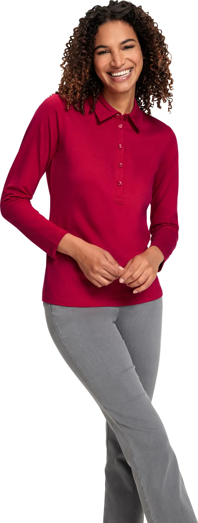 Witt Poloshirt rot, Rot, – Produktbild 2 von 2