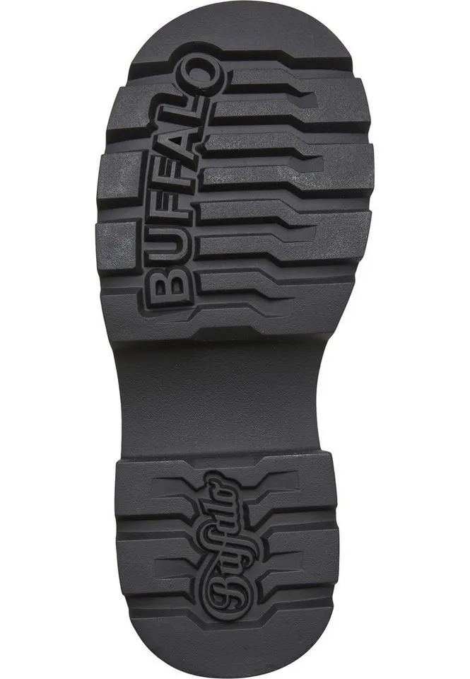 Buffalo Buffalo ZAVEN LACE UP MID - VEGAN NAPPA Stiefel, Schwarz, – Produktbild 4 von 5
