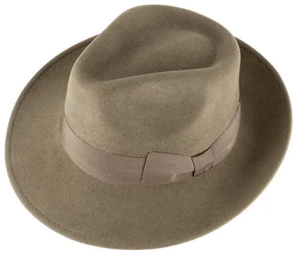 Alpenleder Alpenleder Filzhut PALERMO, Dark khaki, – Produktbild 1 von 4