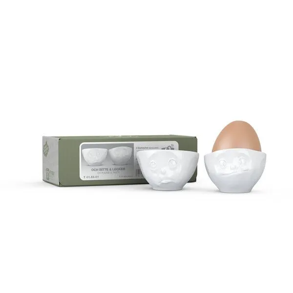 FIFTYEIGHT PRODUCTS FIFTYEIGHT PRODUCTS Eierbecher aus Porzellan im 2er Set – Produktbild 3 von 3