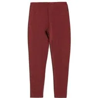 Leela Cotton Leela Cotton Baby Kinder Leggings Bio-Baumwolle Hose Schlafanzüge Unisex 2051, Kaffee-rostrot (rot), – Produktbild 1 von 1