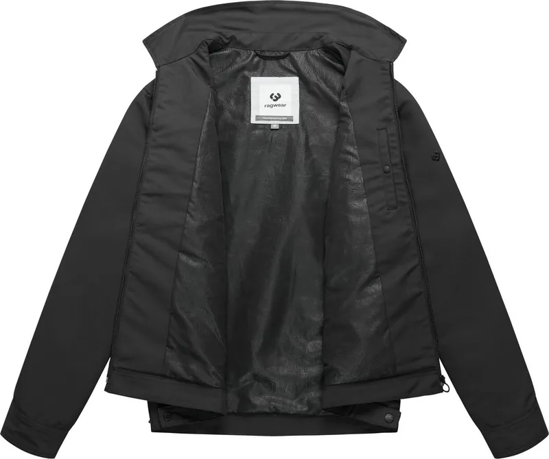 ragwear ragwear Hemdjacke Dyphner YOUMODO Wasserabweisende Übergangsjacke mit Hemdkragen, Schwarz, – Produktbild 1 von 5