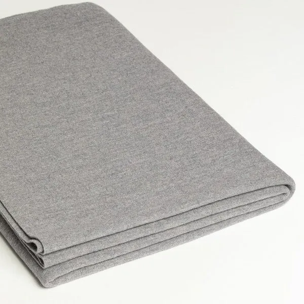 Gottstein Gottstein Wolldecke aus 100% Merino-Schurwolle 145x200 cm, Hell-grau, – Produktbild 1 von 4
