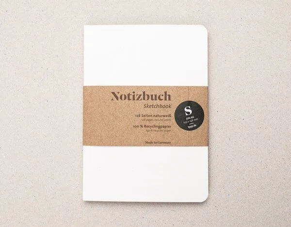 tyyp tyyp Notizbuch A6 Softcover – Recyclingpapier – blanko – perforiert – Produktbild 1 von 4