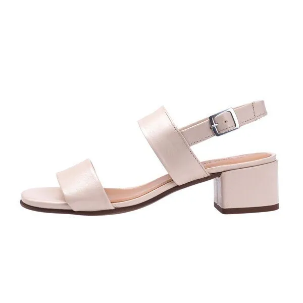 Ten Points Ten Points Ledersandalen Bonnie, Beige (sand), – Produktbild 3 von 3