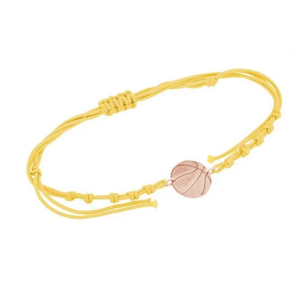 Eppi Eppi String-Armband Ball Basketball, Rosa, – Produktbild 1 von 4