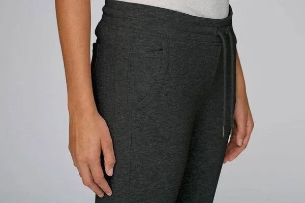 UNIPOLAR Unipolar Damen Basic Jogginghose Tracy Slim Fit, Dunkelgrau meliert, – Produktbild 8 von 8