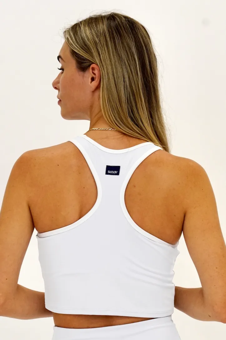 SEAAV SEAAV Damen vegan Top Coastal Tank Weiß, Weiß, – Produktbild 2 von 2