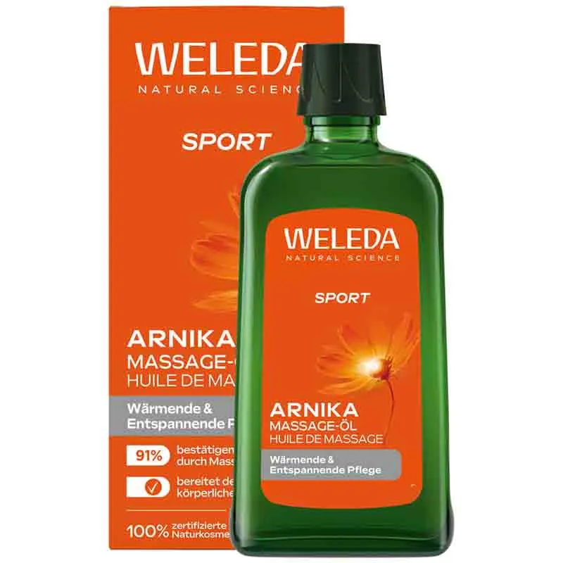 Weleda WELEDA Sport Massage-Öl Arnika 200 ml Öl – Produktbild 2 von 2