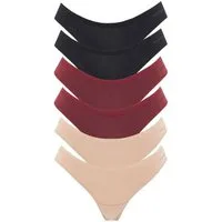ORGANICATION ORGANICATION KAVINN | Tanga aus Bio-Baumwolle und TENCEL Modal im 6er-Pack, Mix-36, – Produktbild 1 von 1