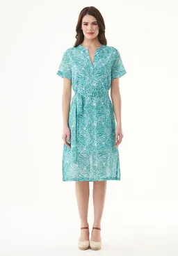 ORGANICATION ORGANICATION Kleid aus Bio-Baumwolle mit Allover-Print – Produktbild 1 von 1