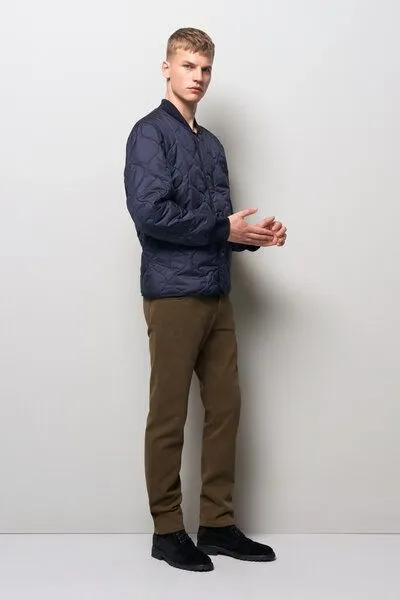 M 5 BY MEYER M 5 BY MEYER COTTON-TWILL CHINO, Grün (khaki), – Produktbild 1 von 5