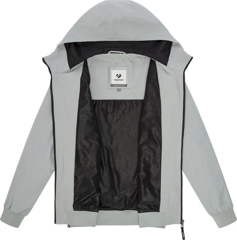 ragwear ragwear Outdoorjacke Tyller Leichte Übergangsjacke mit Kapuze, Grau, – Produktbild 1 von 4