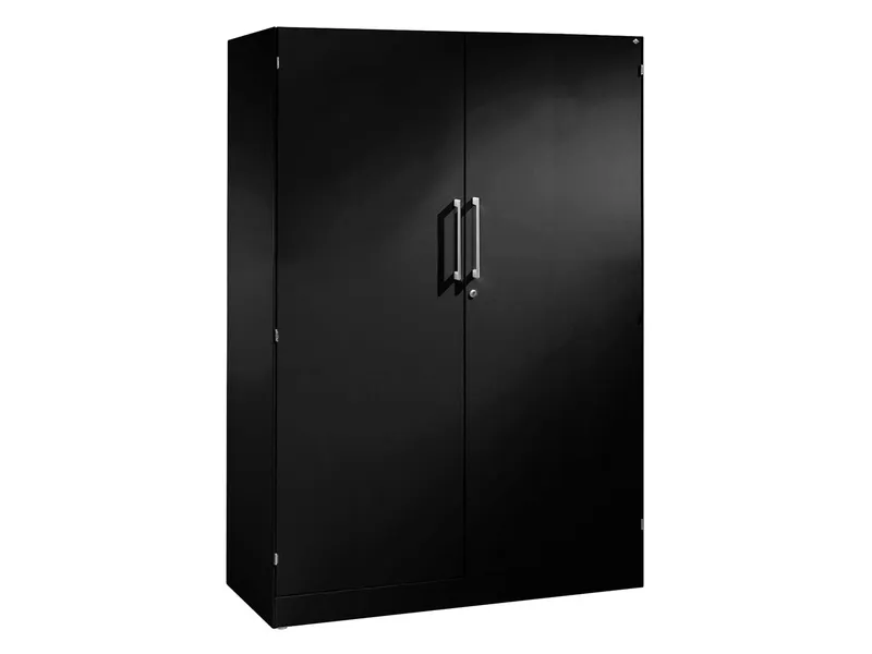 Flügeltürenschrank "CONTACT", Höhe 163,5 cm (BxT) 120 x 43,5, Schwarz, – Produktbild 1 von 1