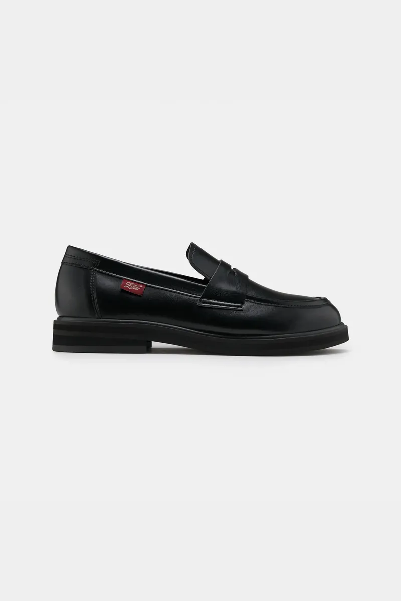 Zèta Zèta Herren vegan Loafers Unisex Douro Schwarz, Schwarz, – Produktbild 1 von 2