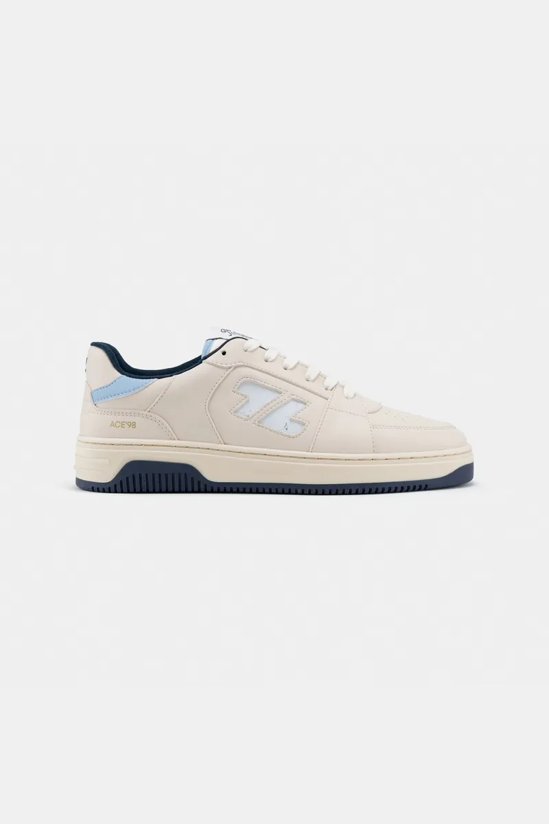 Zèta Zèta Herren vegan Sneaker Ace98 Marine Blau, Dunkelblau, – Produktbild 1 von 2