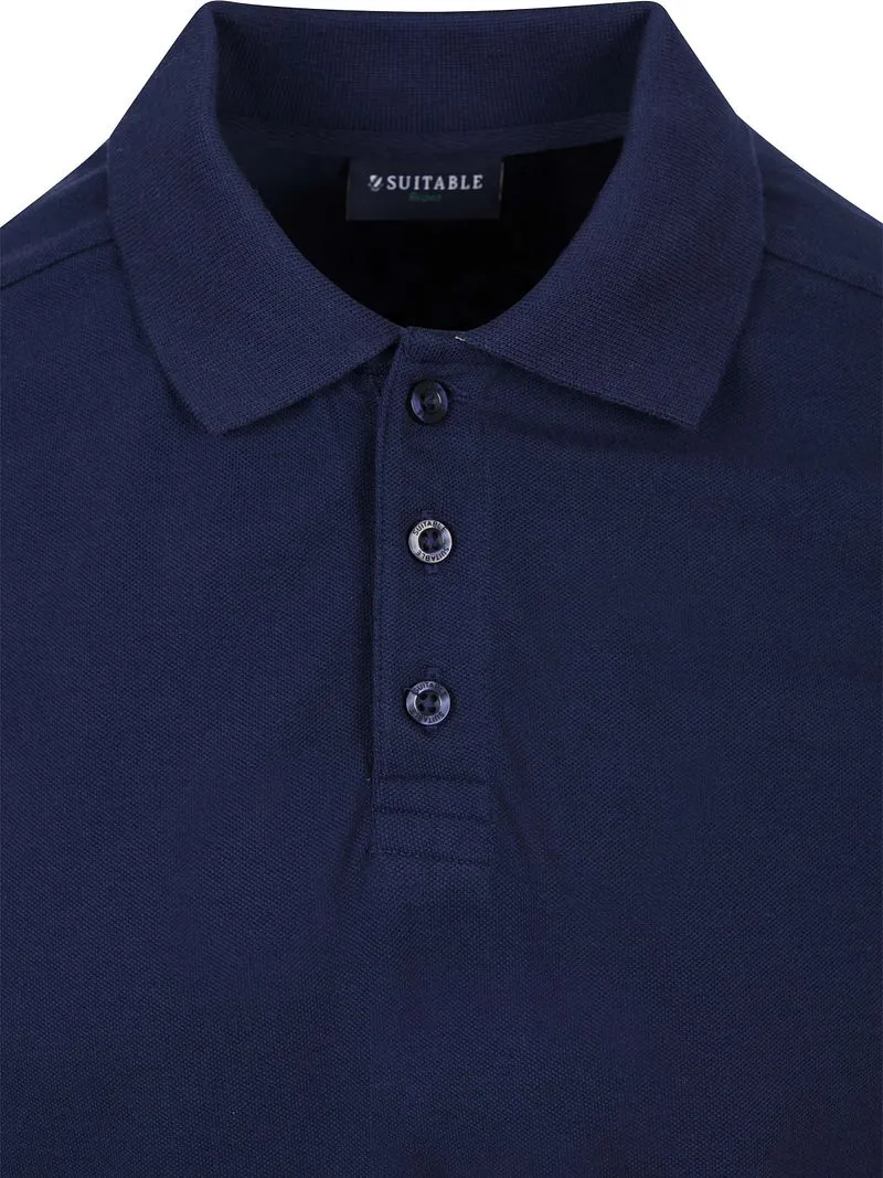Suitable Suitable Respect Poloshirt Tiger Navy - Größe XL, Dunkelblau, – Produktbild 4 von 5