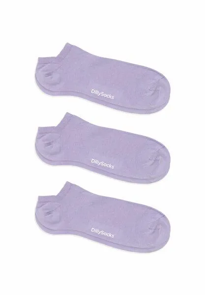 DillySocks DillySocks Sneakersocken „One Color Shorties“, Lavender lilac, – Produktbild 2 von 4