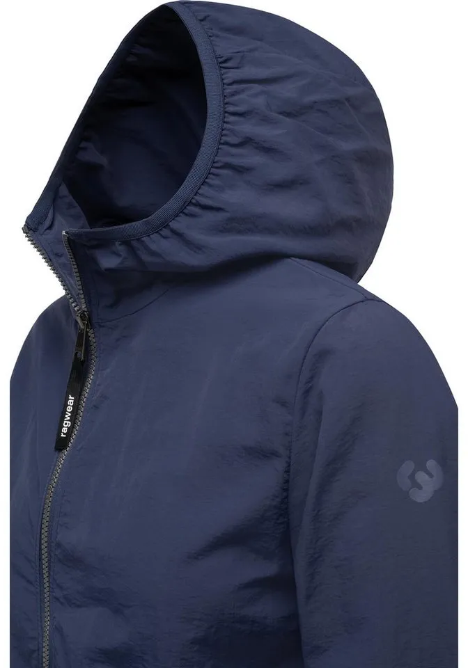 ragwear ragwear Outdoorjacke Vinzie B Leichte Übergangsjacke mit Kapuze, Blau, – Produktbild 5 von 5