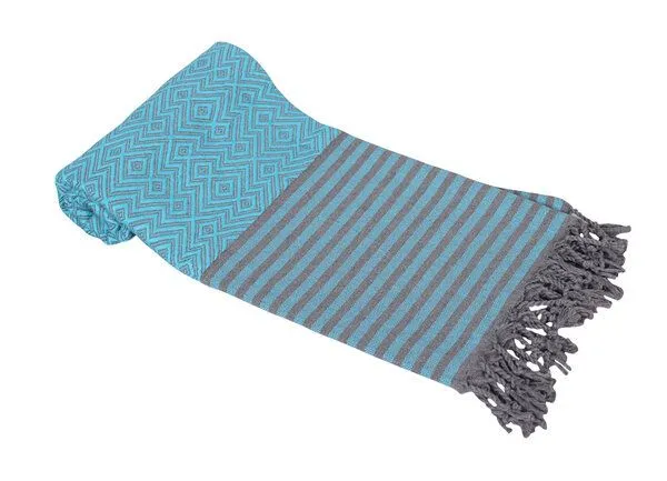 A&R Textile A&R Textile Hamamtuch "Kusadasi" 100 x 180 cm, Bunt, – Produktbild 3 von 3
