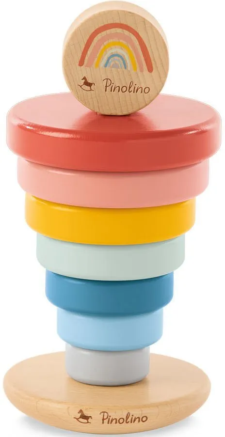 Pinolino Pinolino Stapelspielzeug Stapelturm Ruby, aus Holz, FSC® - schützt Wald, Bunt, – Produktbild 1 von 5