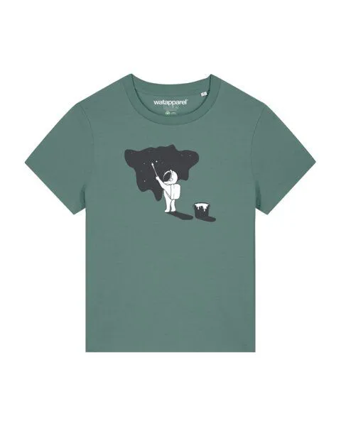 watapparel watapparel T-Shirt Frauen Painting space, Green bay, – Produktbild 1 von 4